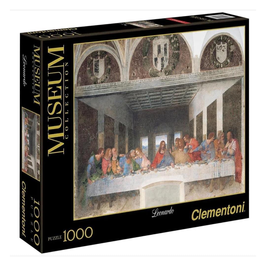 Rompecabezas 1000 piezas La Última Cena, Leornado Da Vinci - Clementoni (31447) - Ingenio Destreza Mental