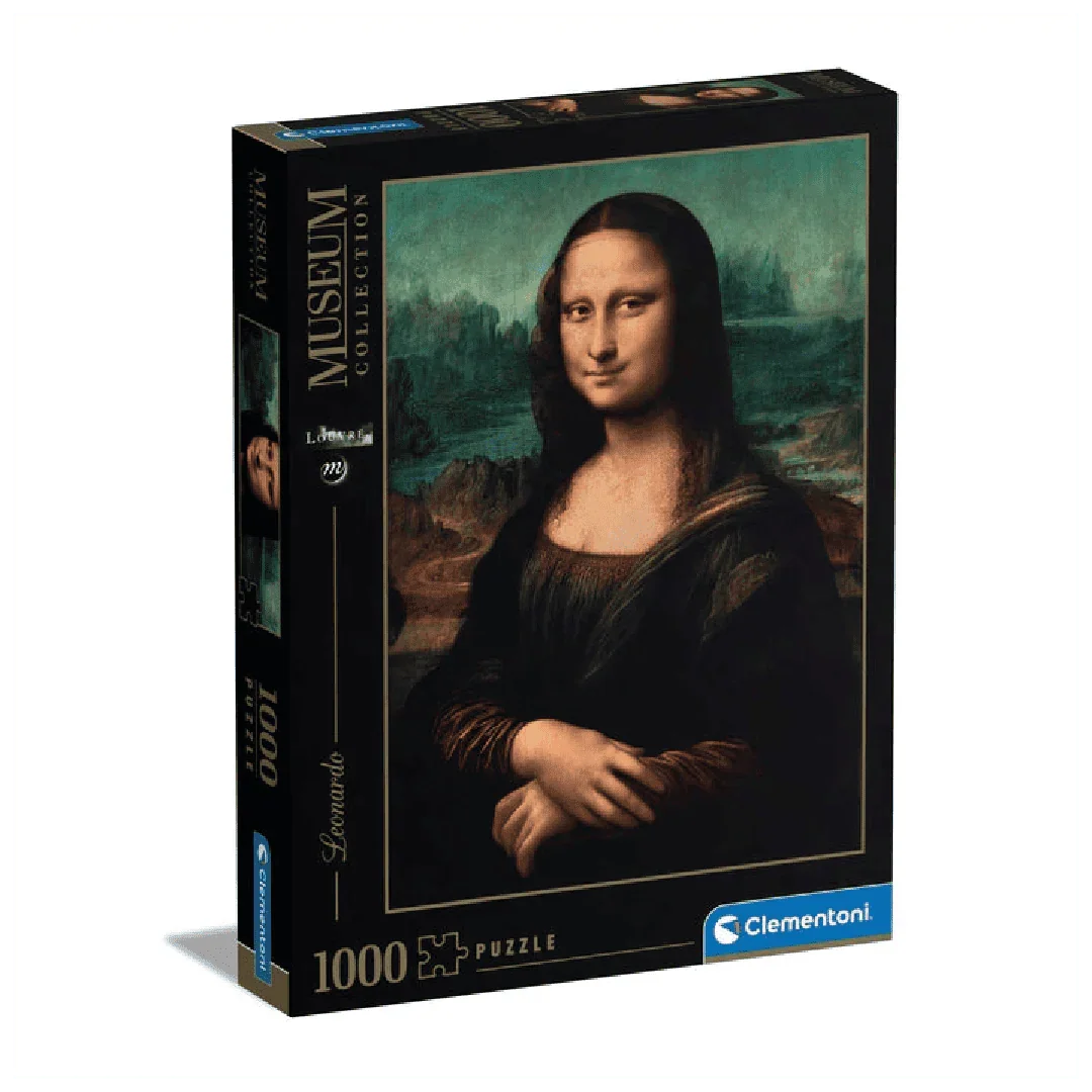 Rompecabezas 1000 piezas La Monalisa Museum Collection - Clementoni (31413) - Ingenio Destreza Mental