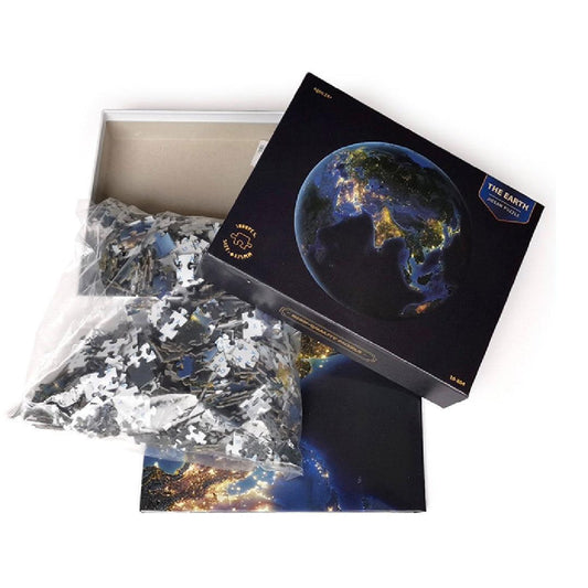 Rompecabezas 1000 Piezas Redondo la Tierra - Ingenio Destreza Mental