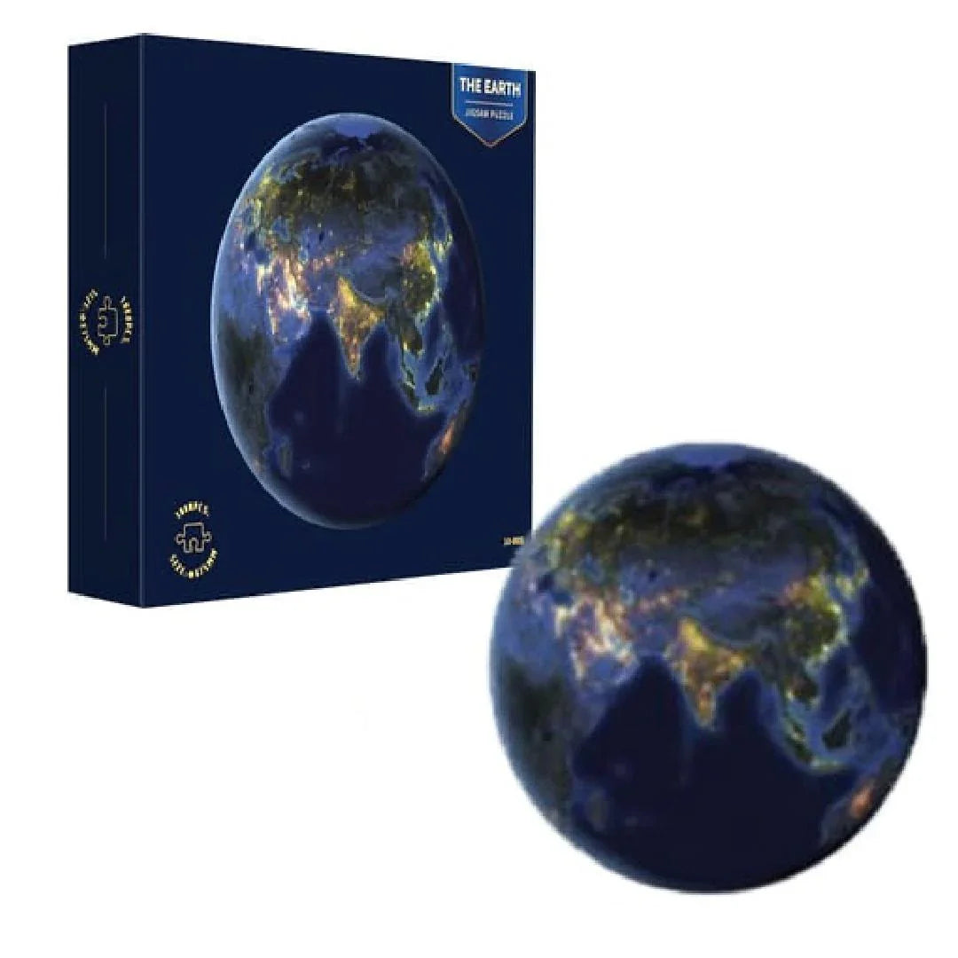 Rompecabezas 1000 Piezas Redondo la Tierra - Ingenio Destreza Mental