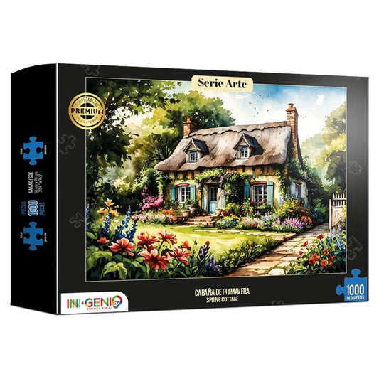 Rompecabezas 1000 piezas Cabaña de primavera (ING210) - Ingenio Destreza Mental