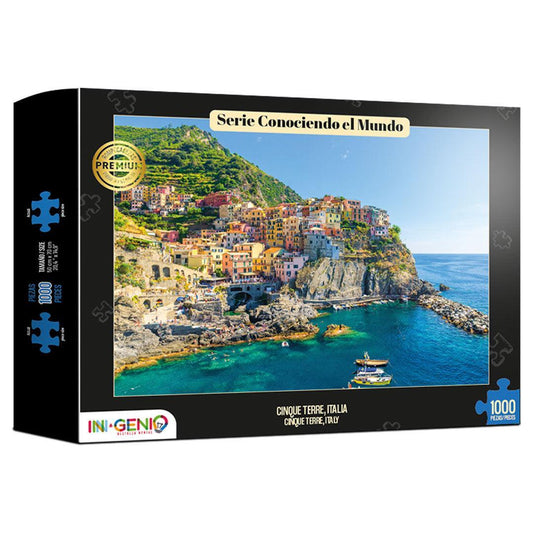 Rompecabezas 1000 piezas Cinque Terre, Italia (ING203) - Ingenio Destreza Mental