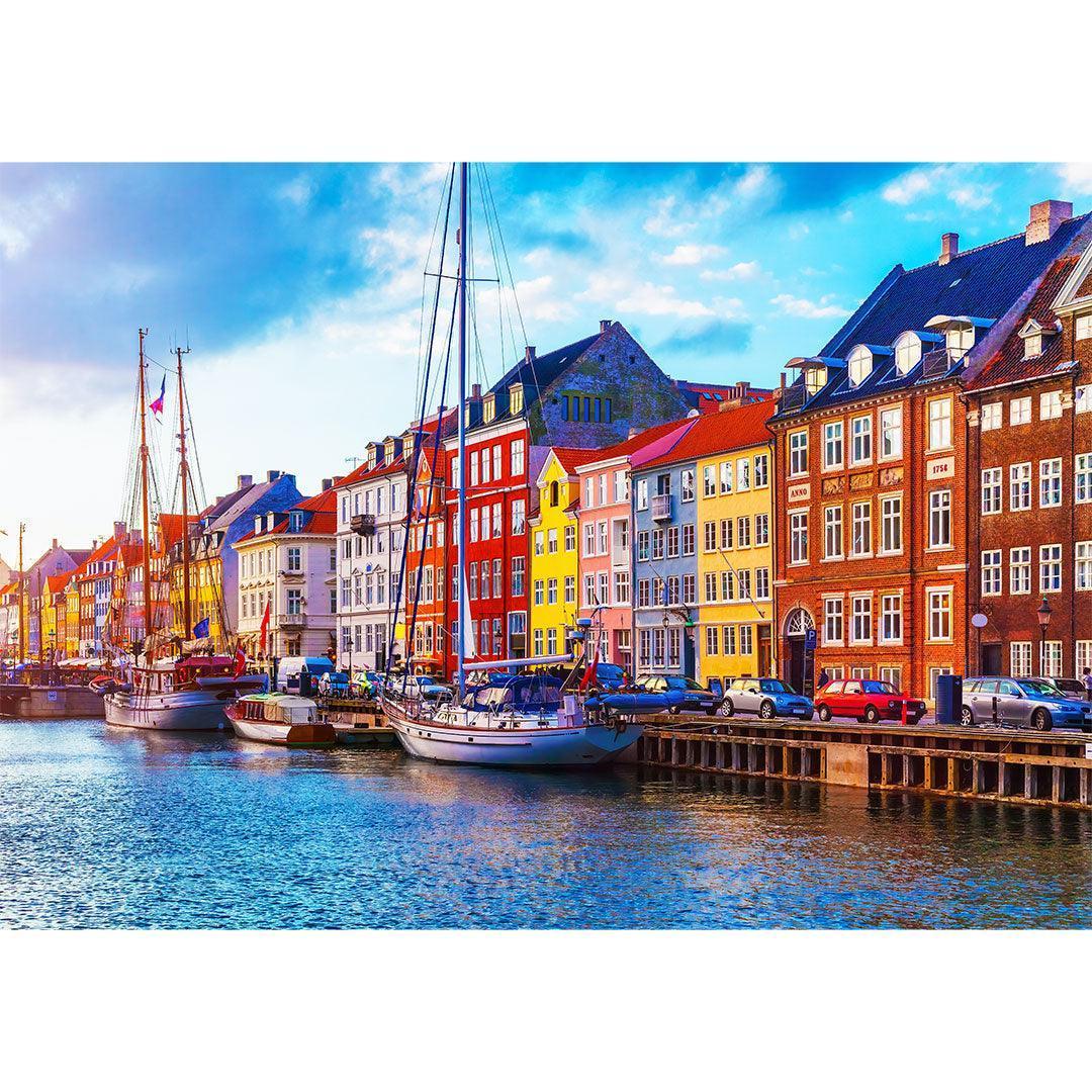 Rompecabezas 1000 piezas Puerto de Nyhavn, Dinamarca (ING205) - Ingenio Destreza Mental