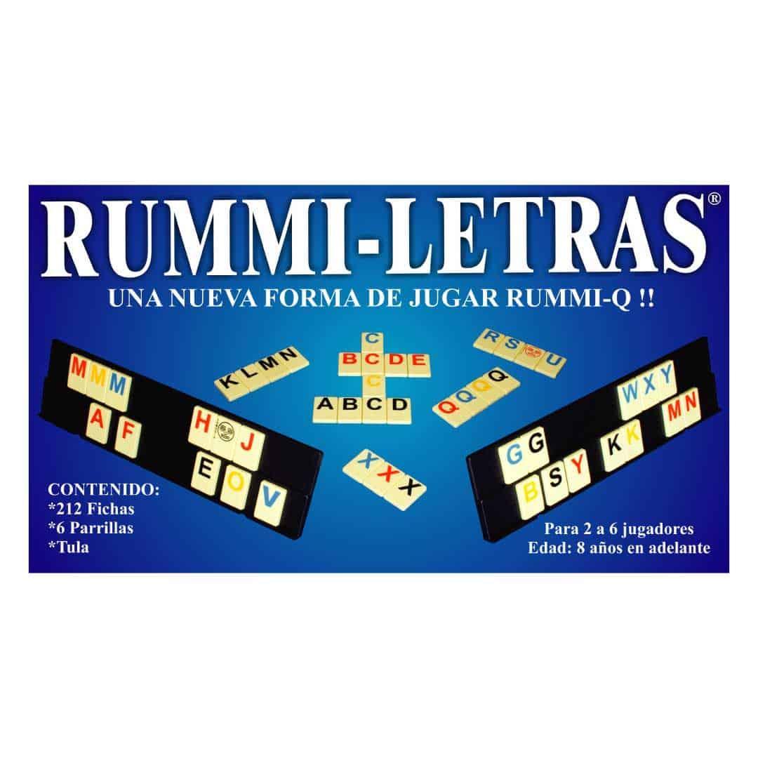 Juego de Mesa Rummi-Q Letras (6053) - Ingenio Destreza Mental