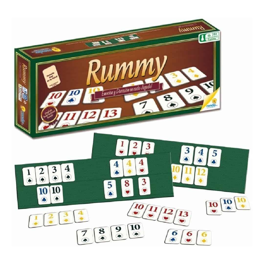 Juego de Mesa Rummy - Ingenio Destreza Mental