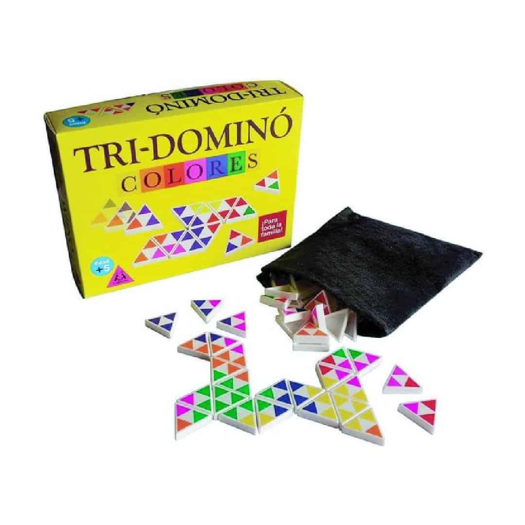Juego de Mesa Tri Dominó Colores 8071 - Ingenio Destreza Mental