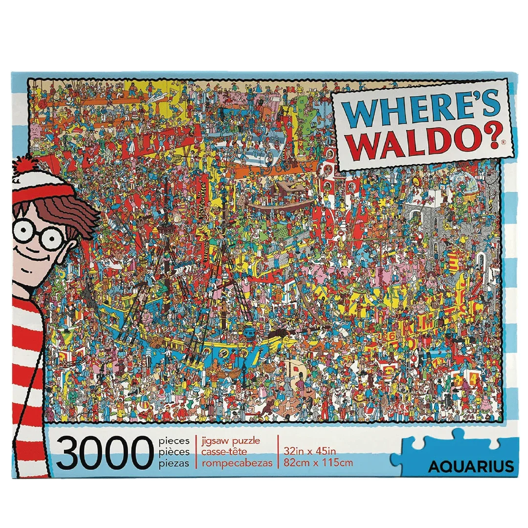 Rompecabezas 3000 piezas Wheres Waldo- Aquarius (68-507) - Ingenio Destreza Mental
