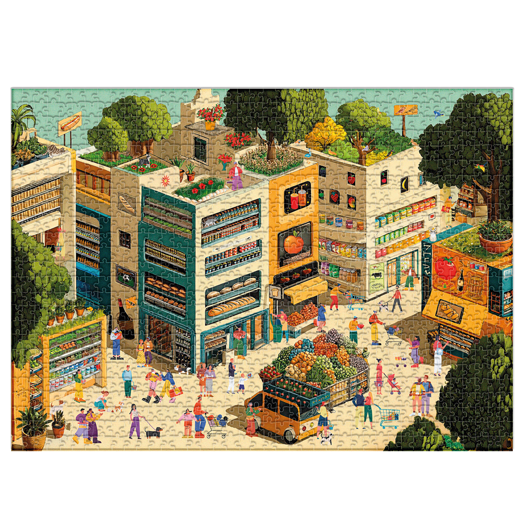 Rompecabezas 1000 Piezas Ciudad Mercado (ING219)