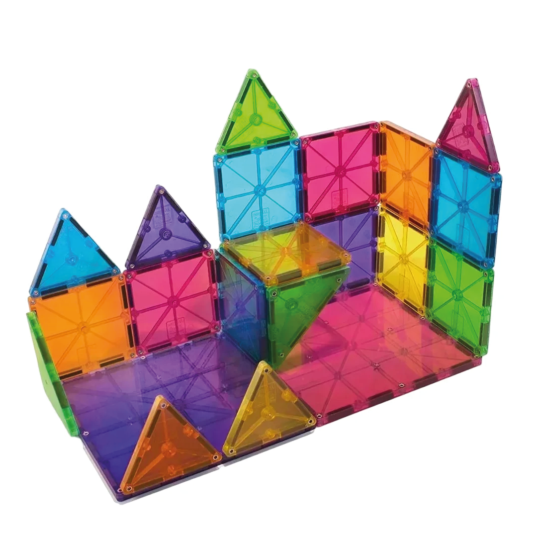 Bloques Magnéticos 4D – Diamond Surface (52 piezas)
