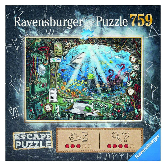 Rompecabezas 759 piezas El Submarino - Escape Puzzle Ravensburger (19959) - Ingenio Destreza Mental