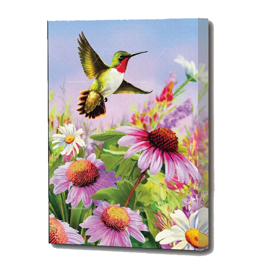 Kit de Arte 5D Diamante 50cmx40cm - Colibrí y Flor