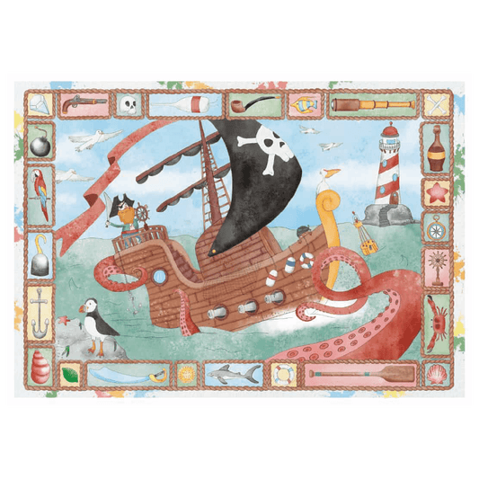 Rompecabezas de 100 piezas Una Historia de Piratas: Comienza la Expedición