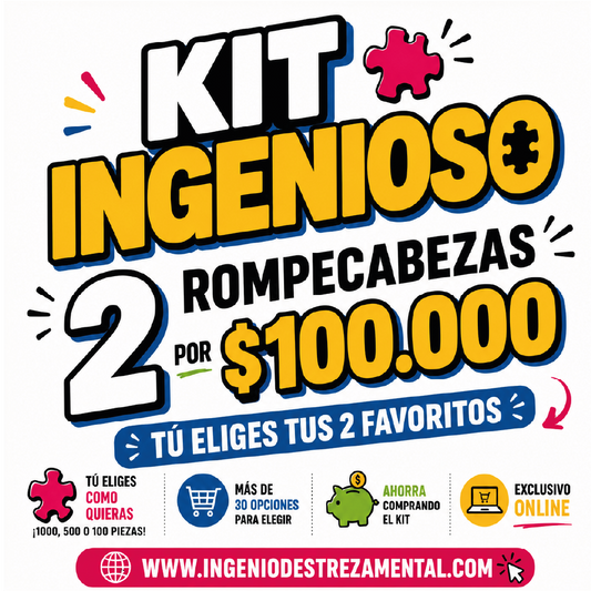 Kit Salud Mental: 2 Rompecabezas 🧩 x $100.000