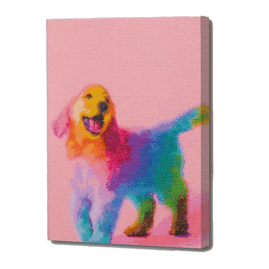 Kit de Arte 5D Diamante 50cmx40cm - Cachorro