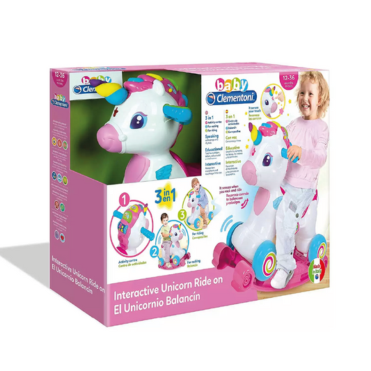 El Unicornio Balancín Interactivo 3 en 1