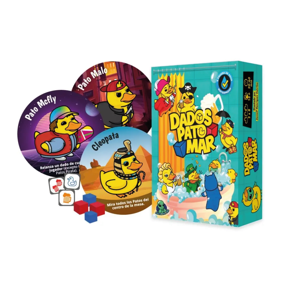 Juego de Mesa Dados Pato Mar