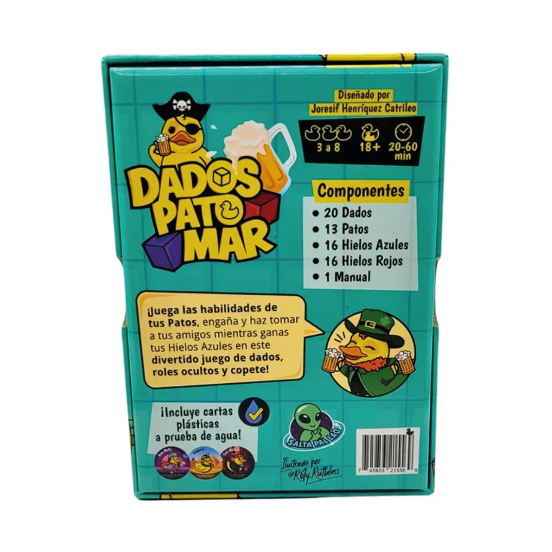 Juego de Mesa Dados Pato Mar