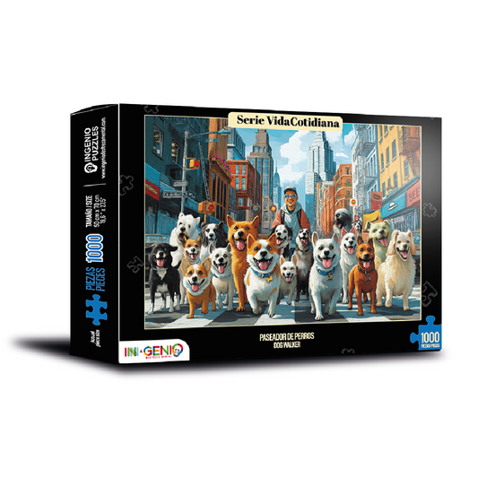 Rompecabezas 1000 Piezas Paseador de Perros (ING220)