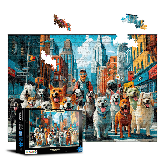 Rompecabezas 1000 Piezas Paseador de Perros (ING220)
