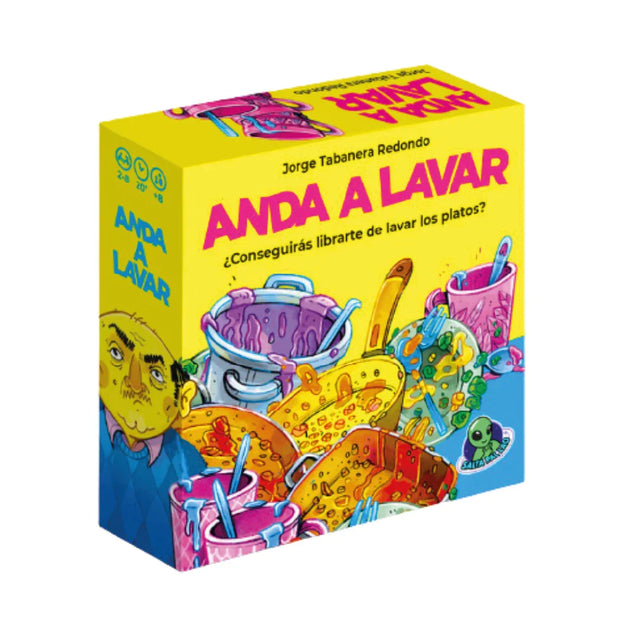 Juego de Mesa Anda a Lavar - Friegas Tú