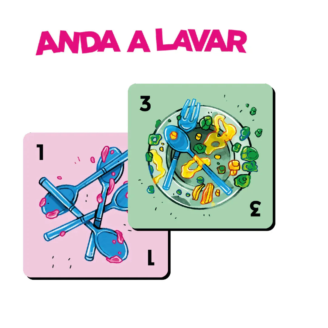 Juego de Mesa Anda a Lavar - Friegas Tú