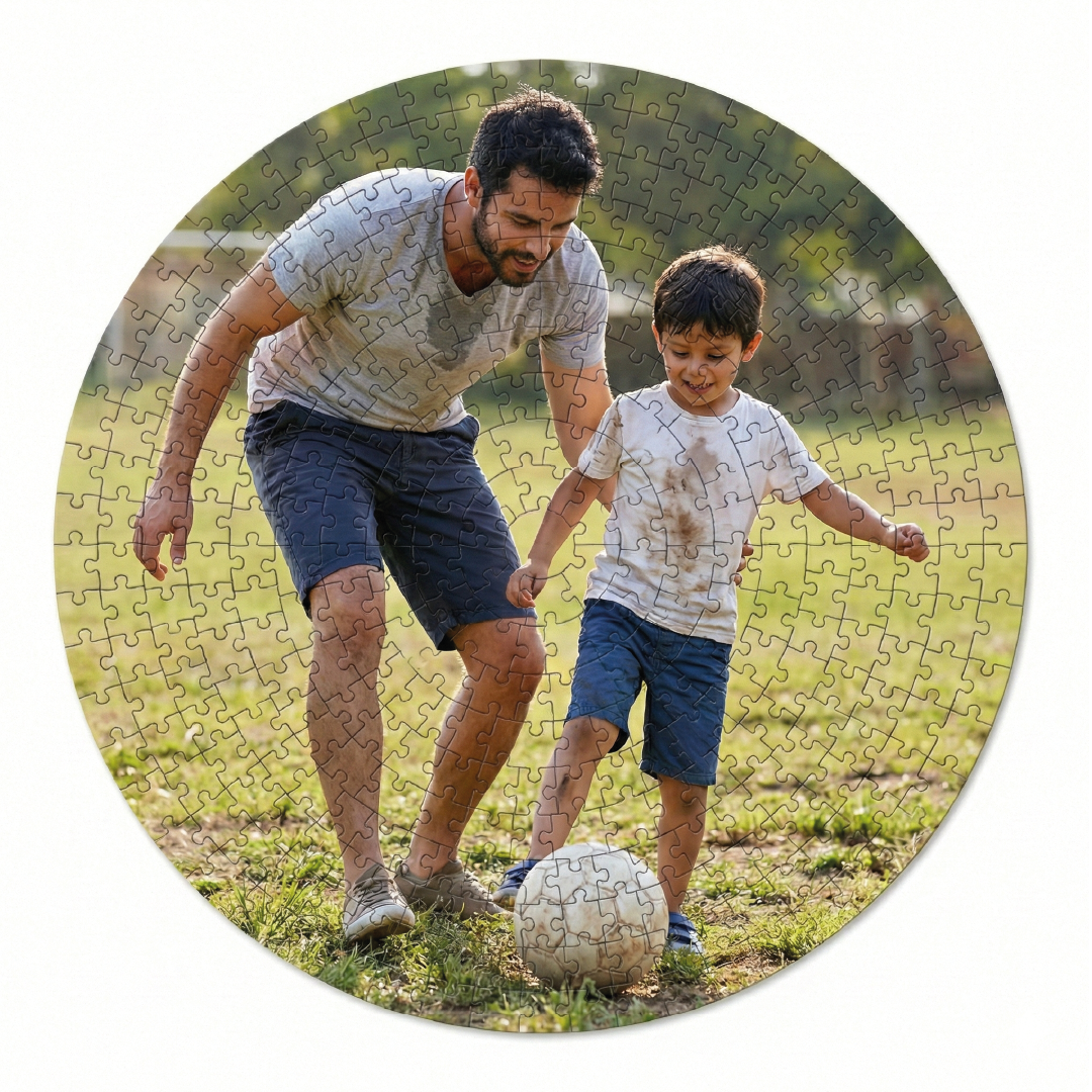 Rompecabezas Circular Personalizado en Madera 300 / 500 Piezas