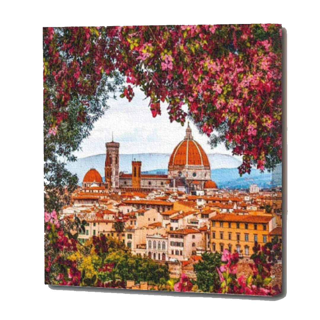 Kit de Arte 5D Diamante 50cmx40cm - Ciudad Primavera