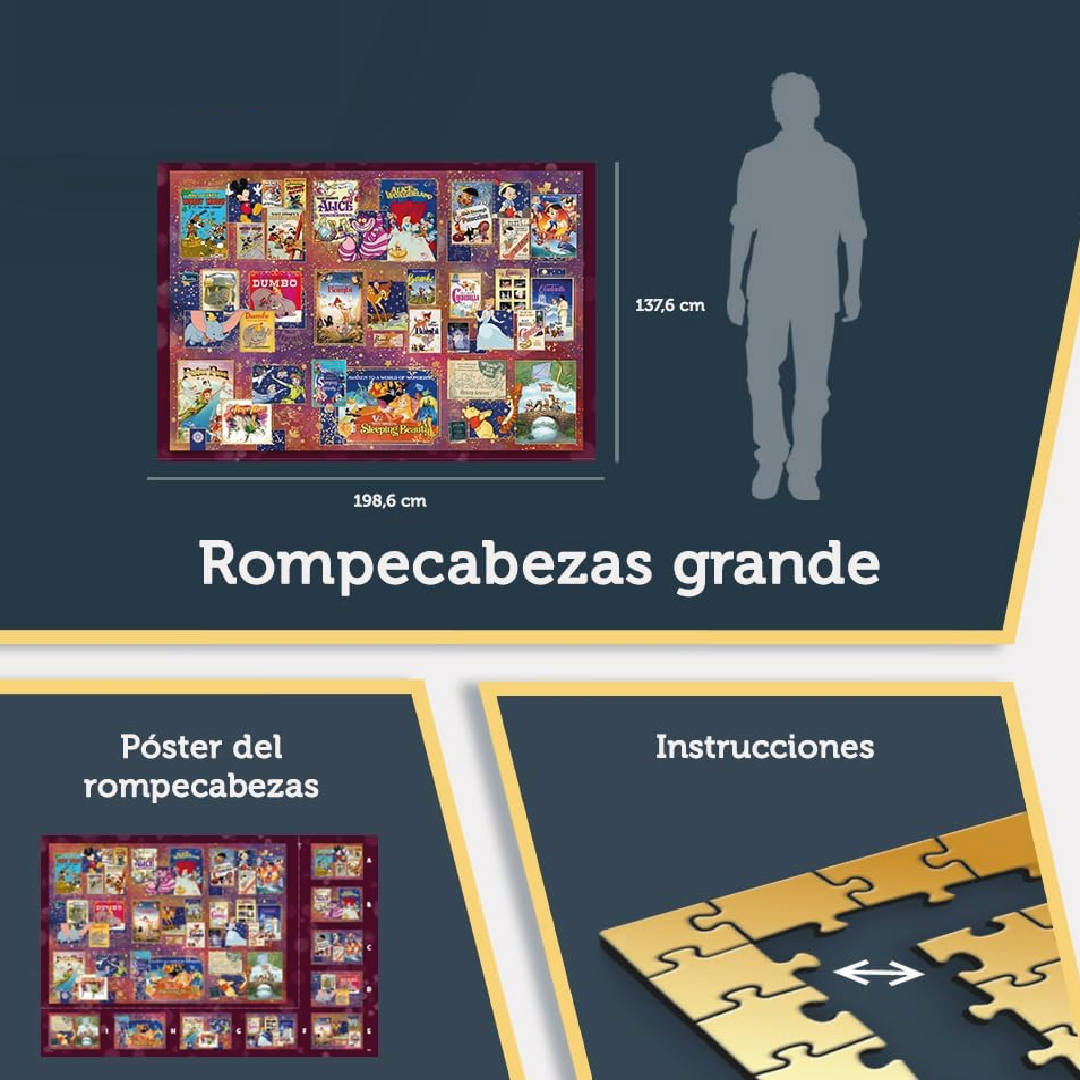 Rompecabezas 13500 piezas The Golden Age of Disney - Trefl Prime