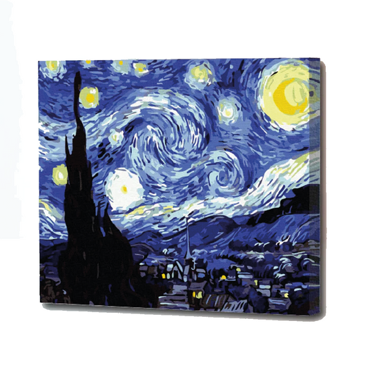 Kit de Arte 5D Diamante 50cmx40cm - Van Gogh La Noche Estrellada