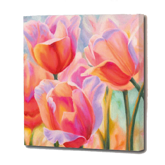 Kit de Arte 5D Diamante 50cmx40cm - Tres Tulipanes