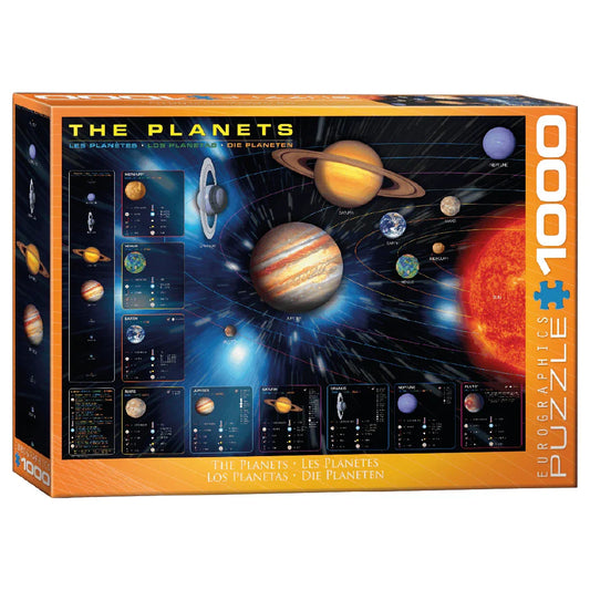 Rompecabezas 1000 piezas Los Planetas - Eurographics (6000-1009) - Ingenio Destreza Mental
