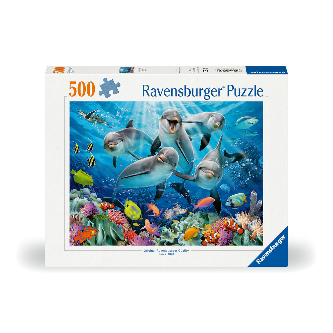 rompecabezas-500-piezas-dolphins-in-the-coral-reef-delfines-en-el-arrecife-rompecabezas-colombia