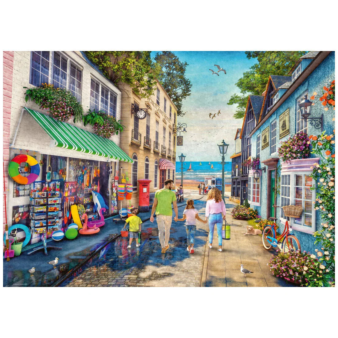 Rompecabezas 1000 Piezas Seaview Lane Puzzle - Calle del mar