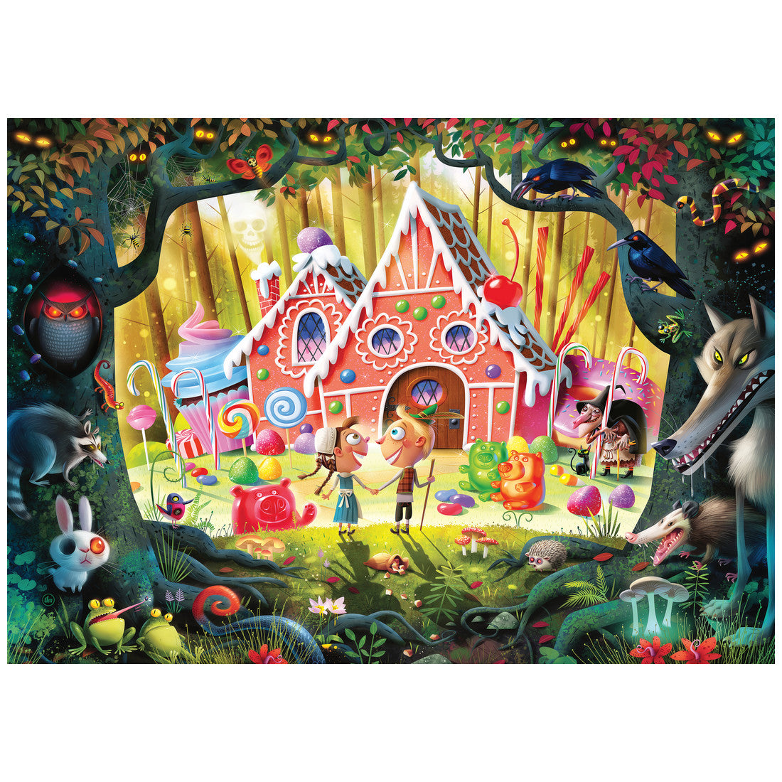 Rompecabezas 1000 Piezas Hansel and Gretel Beware! - Hansel y Gretel, ¡cuidado!