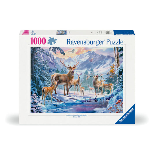 rompecabezas-1000-piezas-deer-in-winter-ciervo-en-invierno-rompecabezas-colombia