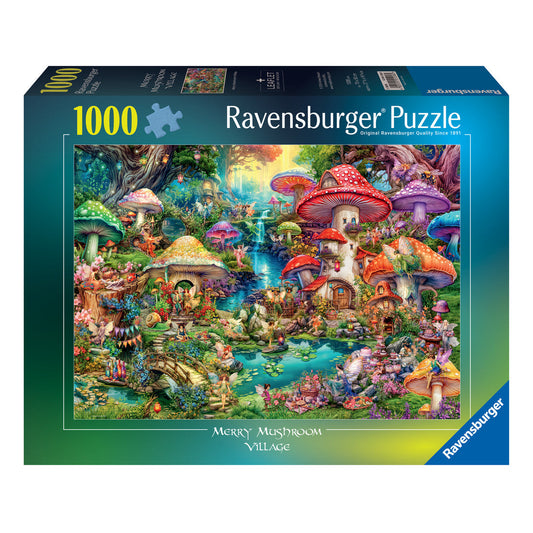 rompecabezas-1000-piezas-merry-mushroom-village-aldea-de-hongos-alegre-rompecabezas-colombia