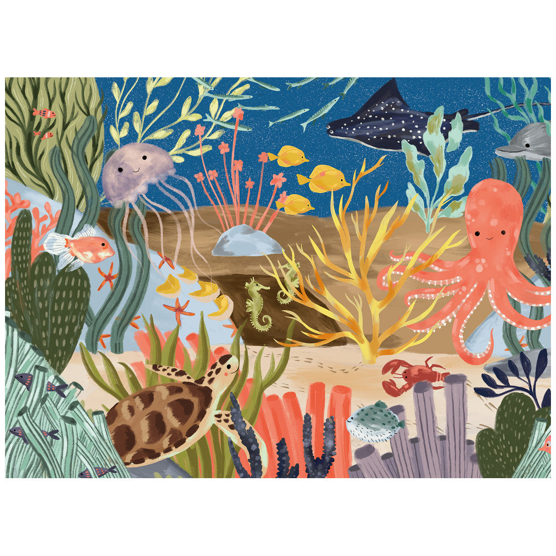 Rompecabezas 500 Piezas Ocean Whimsie WJPC - Fantasía oceánica