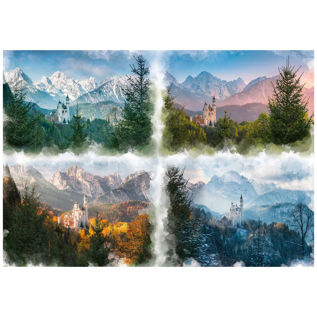 Rompecabezas 18000 Piezas Neuschwanstein Seasons - Temporadas de Neuschwanstein