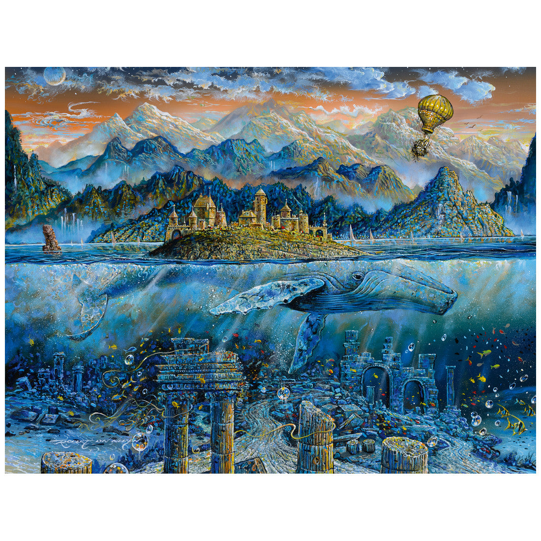 Rompecabezas 2000 Piezas Wisdom Whale - Ballena sabia