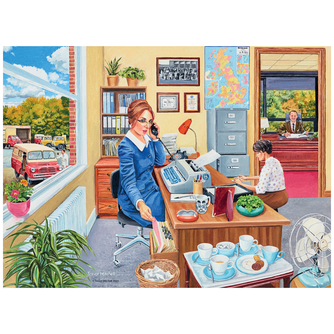 Rompecabezas Pack 4x500 Piezas Happy Days Work Day Memories - Días felices: recuerdos de trabajo