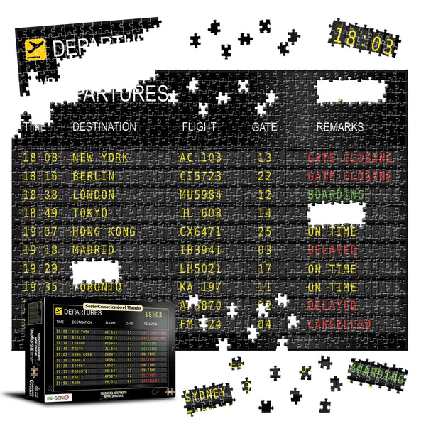 Rompecabezas 1000 piezas Airport Departures (ING232)