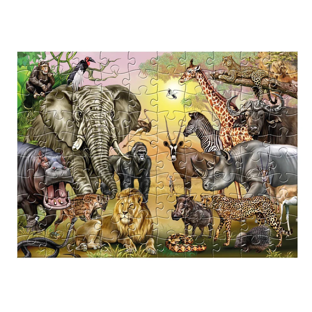 Rompecabezas 100 piezas Africa Salvaje (L100-104)