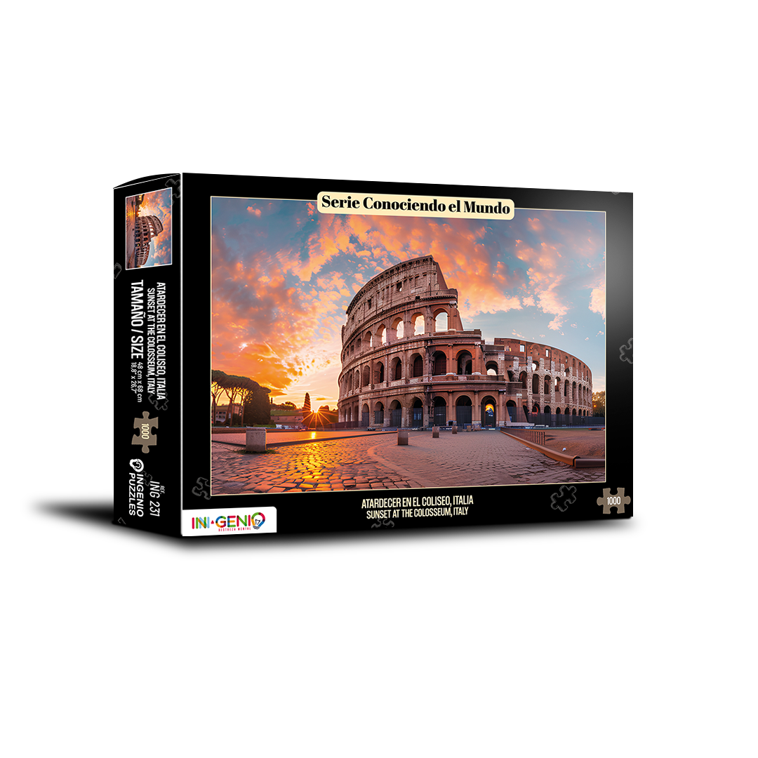 Rompecabezas 1000 piezas Coliseo Romano, Italia (ING231)