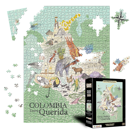Rompecabezas 1000 piezas Colombia Tierra Querida (ING224)