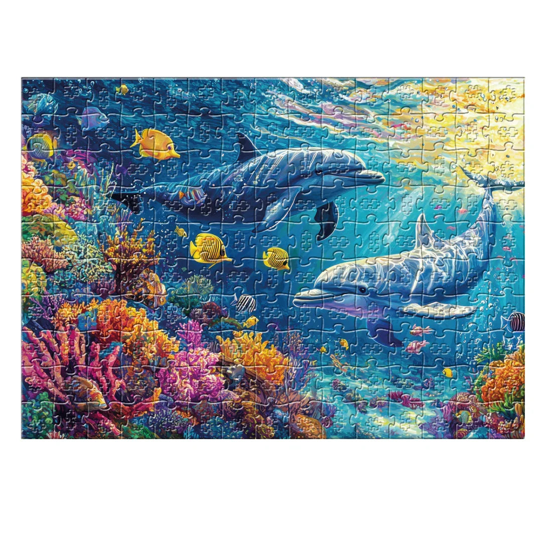 Rompecabezas Puzzle in Puzzle 300 piezas Delfines (PP201)