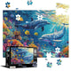 Rompecabezas Puzzle in Puzzle 300 piezas Delfines (PP201)