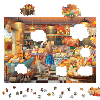 Detalle de las piezas Farm Cheese shop (ING238) · INGENIO