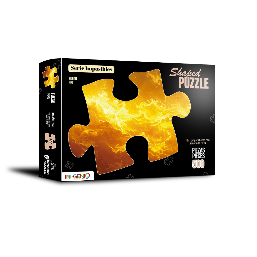 Rompecabezas Shaped Puzzle 500 piezas Fuego (S101)