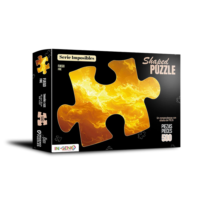 Rompecabezas Shaped Puzzle 500 piezas Fuego (S101)