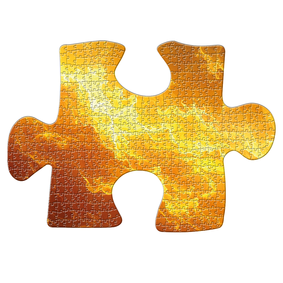 Rompecabezas Shaped Puzzle 500 piezas Fuego (S101)